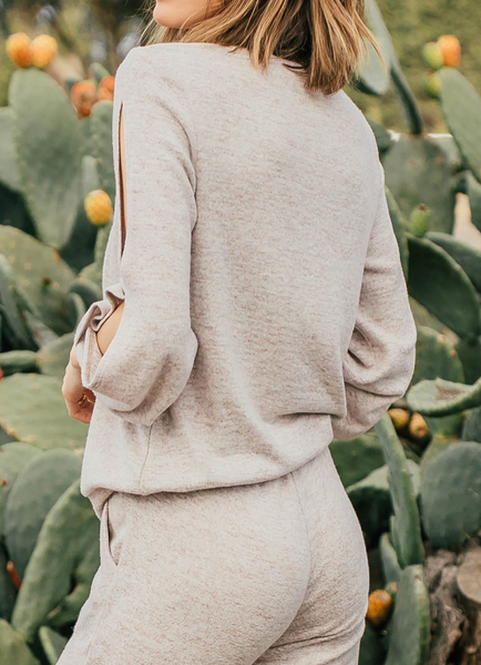 Kate Slit Sleeve Light Sweater