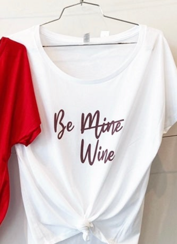 Be Wine Off Shoulder Tee