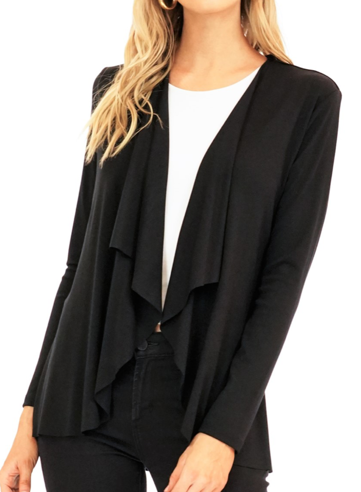 Nala Drape Ponti Blazer