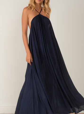 Mariana halter Neck Maxi Dress