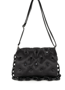 Bianca Quilted Studded Bag/Clutch
