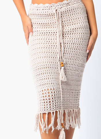 Savannah Crochet Tassel Skirt