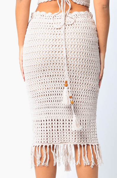 Savannah Crochet Tassel Skirt