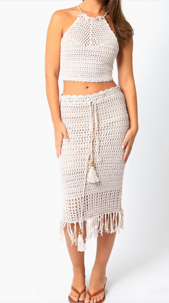 Savannah Crochet Tassel Skirt