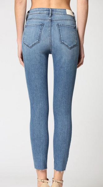 Kendal Distressed High Rise Jeans