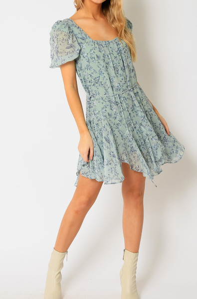 Camella Chiffon Floral Dress