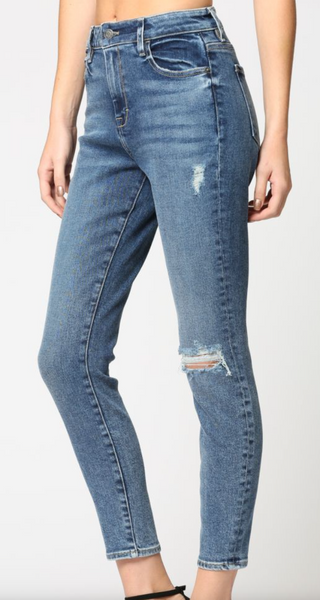 Parker Highrise Distressed Jeans