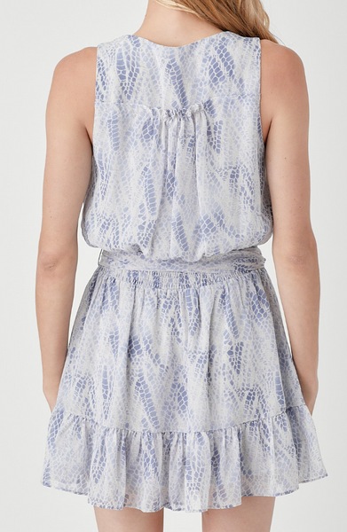 Naya Belted Print Dress