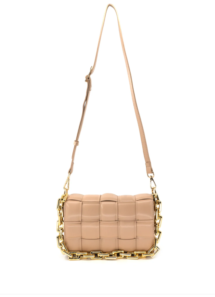 Bianca Woven Padded Handbag