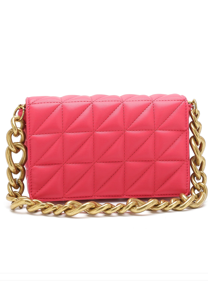 Brenda Quilted Chunky Chain Handbag Brenda Quilted Chunky Chain Handbag