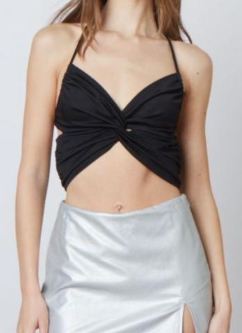 Katie Twist Front Crop Top