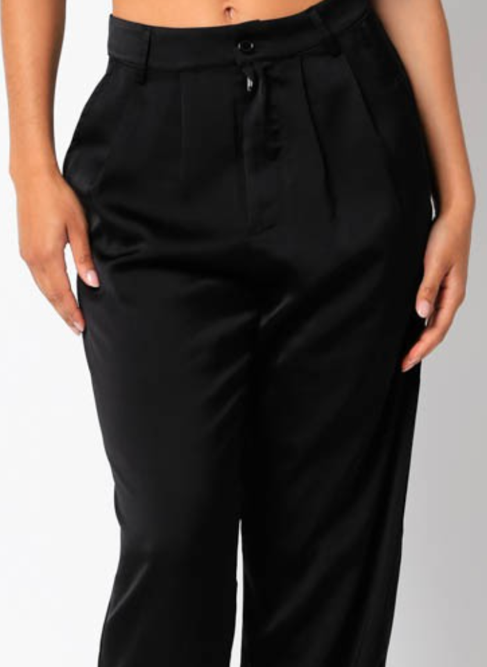 Morgan Satin Wide Leg Pants