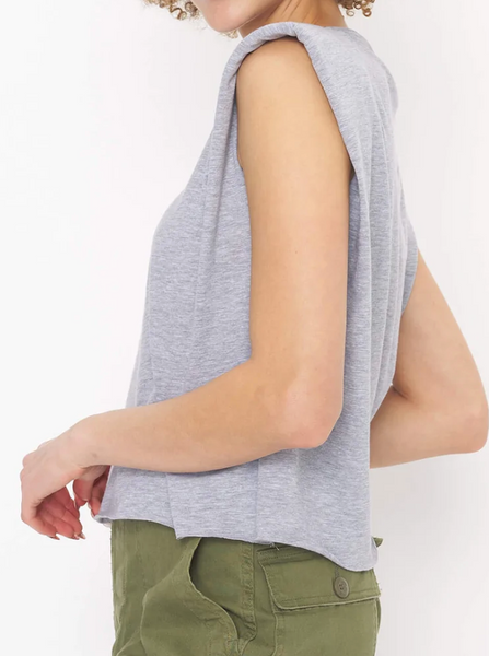 Magali Shoulder Pad Muscle Tank