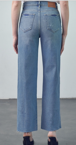 Logan Wide Leg Highrise Stretchy Jeans