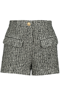 Quinn Shimmer Tweed Shorts
