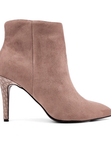 Vita Faux Suede Ankle Booties