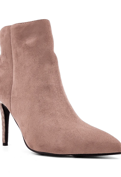 Vita Faux Suede Ankle Booties
