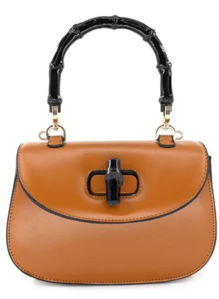 Gwen Wooden Handle Bag