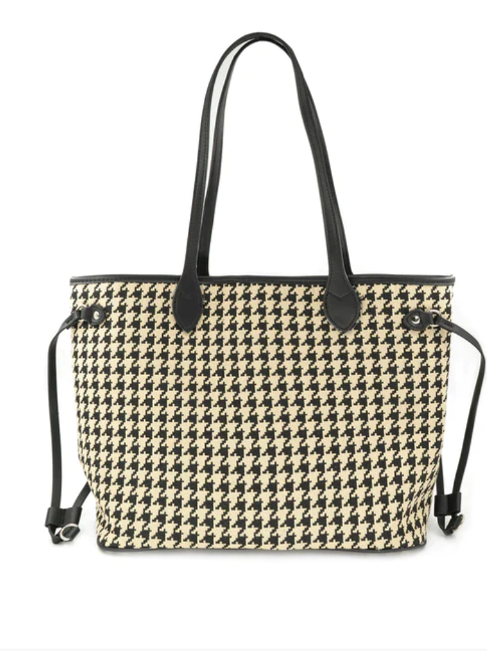 Houndstooth Tote