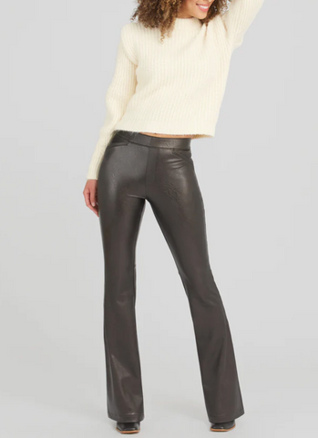 Leather LIke Flare Pants