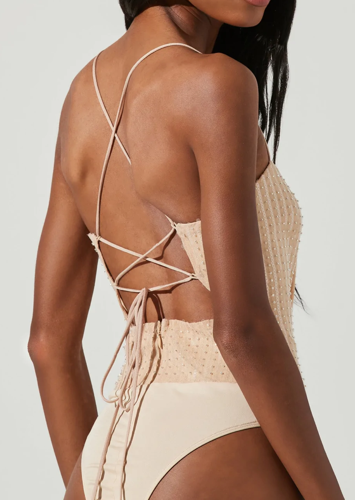 Zahara Strappy Back Bodysuit Zahara Strappy Back Bodysuit