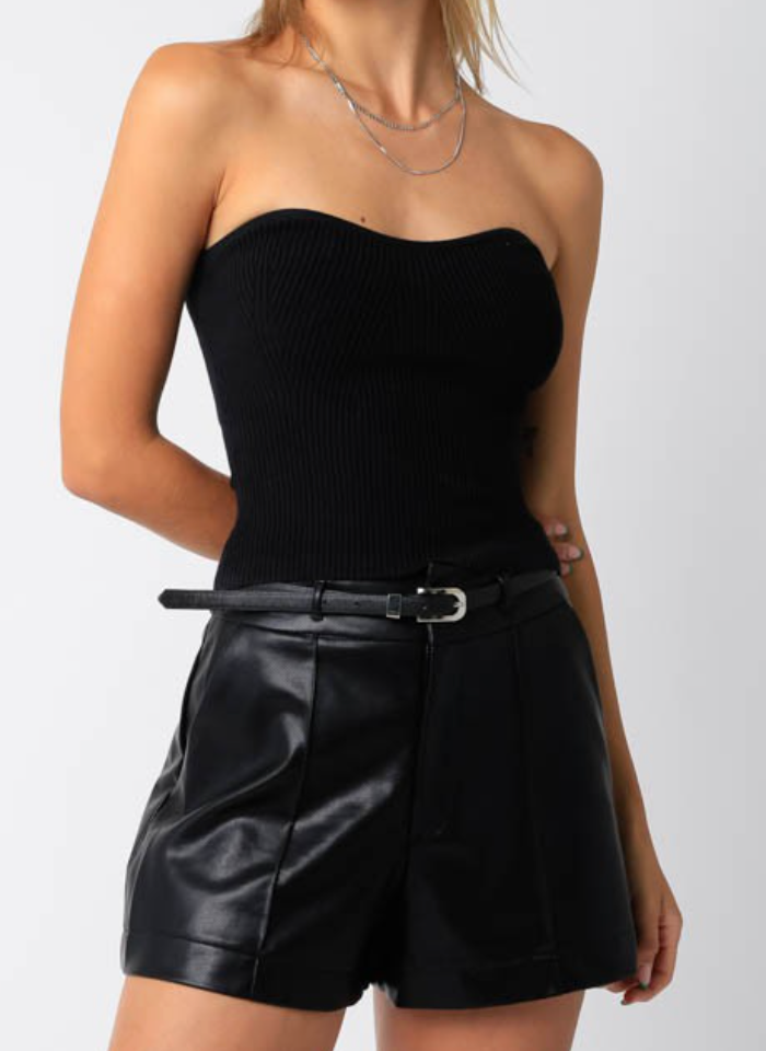Jacey Knit Strapless Top