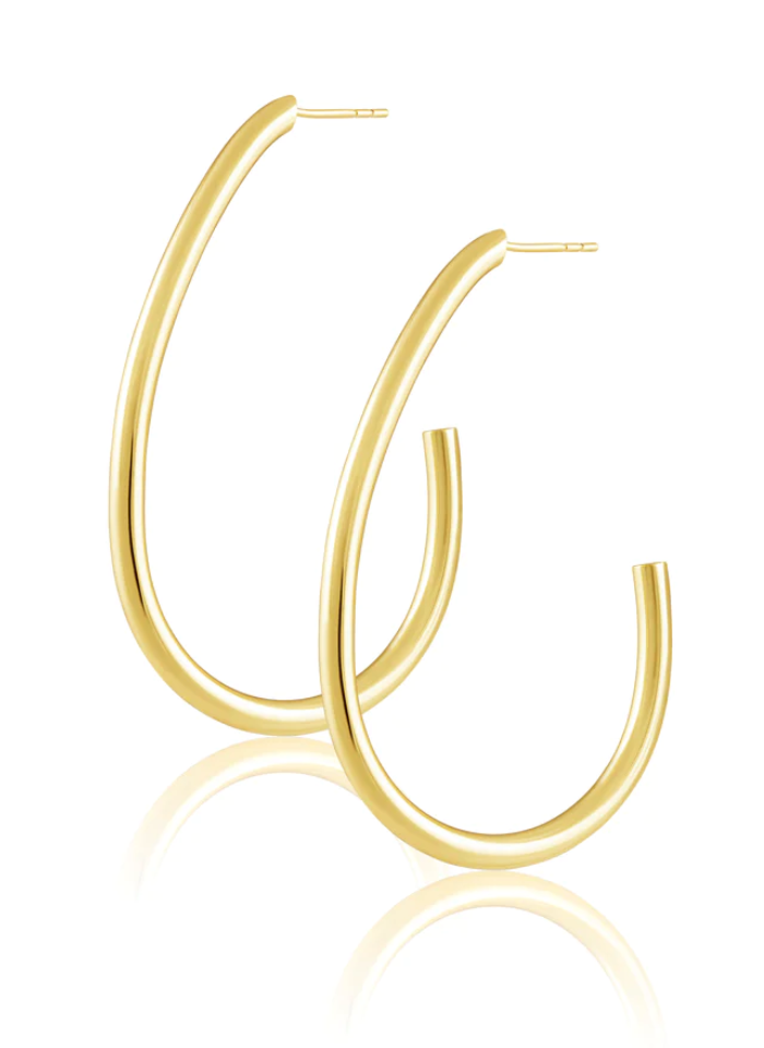 Serena Gold Hoops