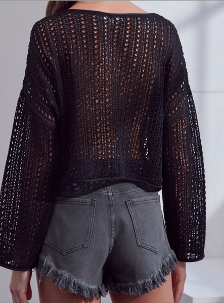 Carrie Crochet Sweater