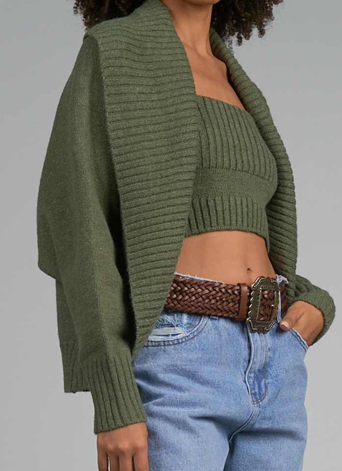 Austin Two Piece Knit Cardigan Set