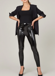 Spanx Faux Leather Patent Leather Leggings