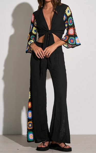 Carrie Crochet Detal Pants