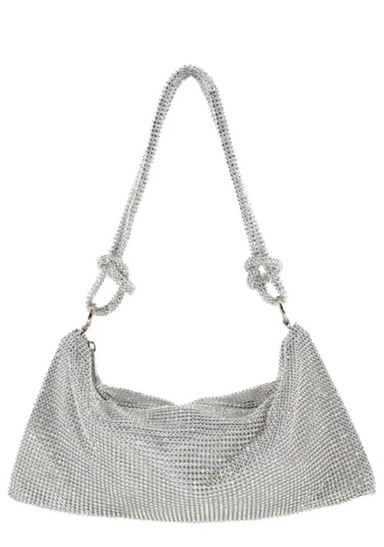 Evie Rhinestone Evening Clutch