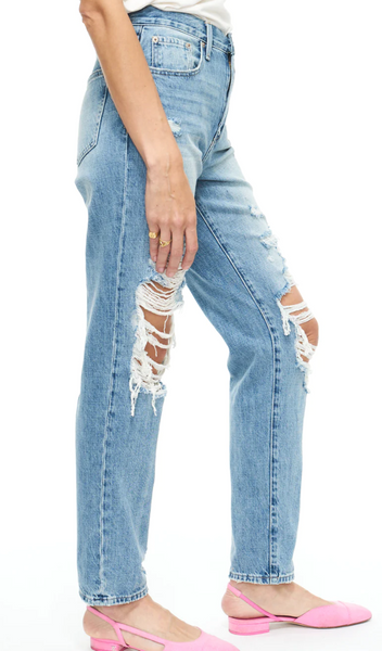 Presley High Rise Distressed Jeans