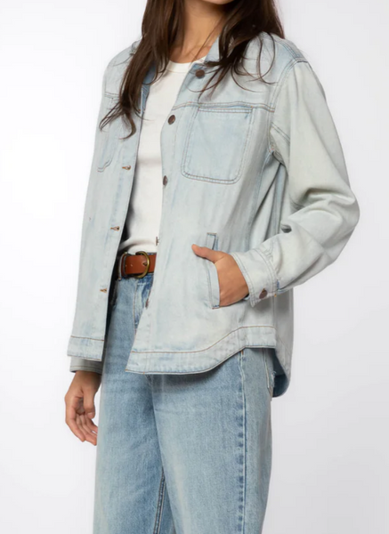 Riley Soft Denim Shacket