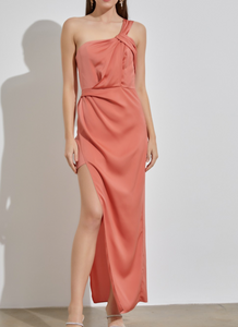 Valeria One Shoulder Grecian Dress