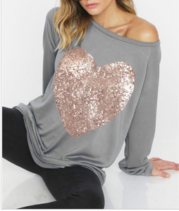 Sparkle Heart Sweater